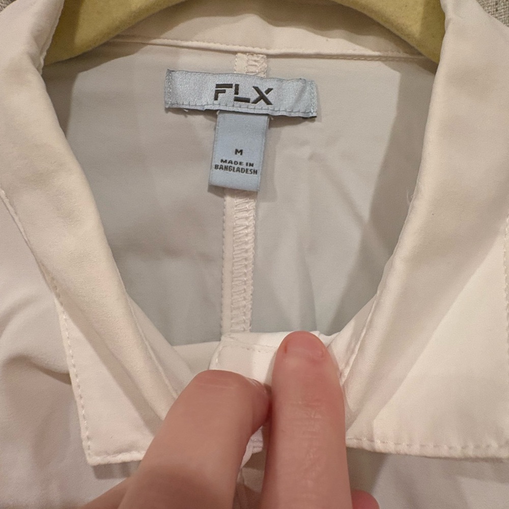 Women’s FLX athletic collared top - Picture 3 of 8